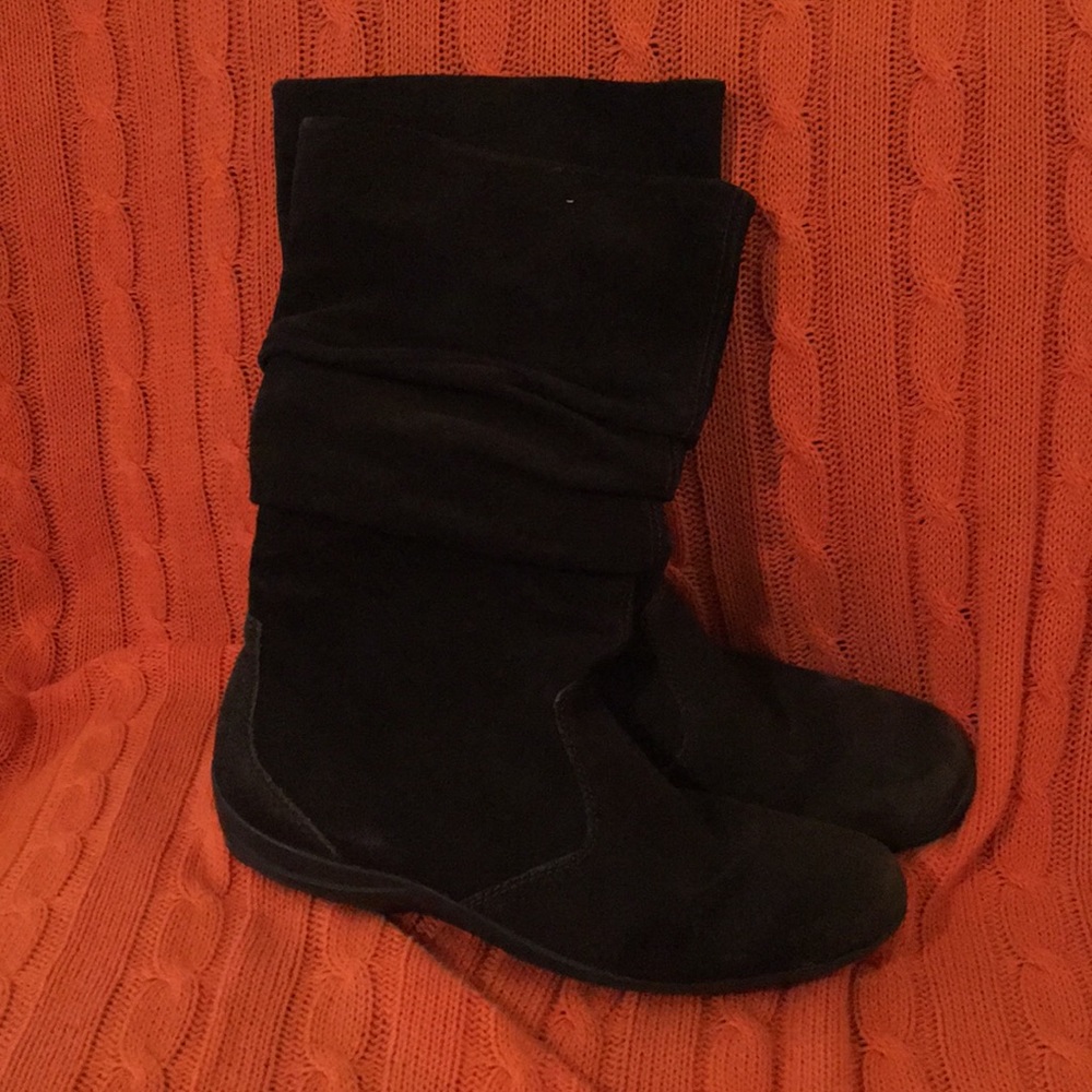 Well loved suede boots by Naturalizer